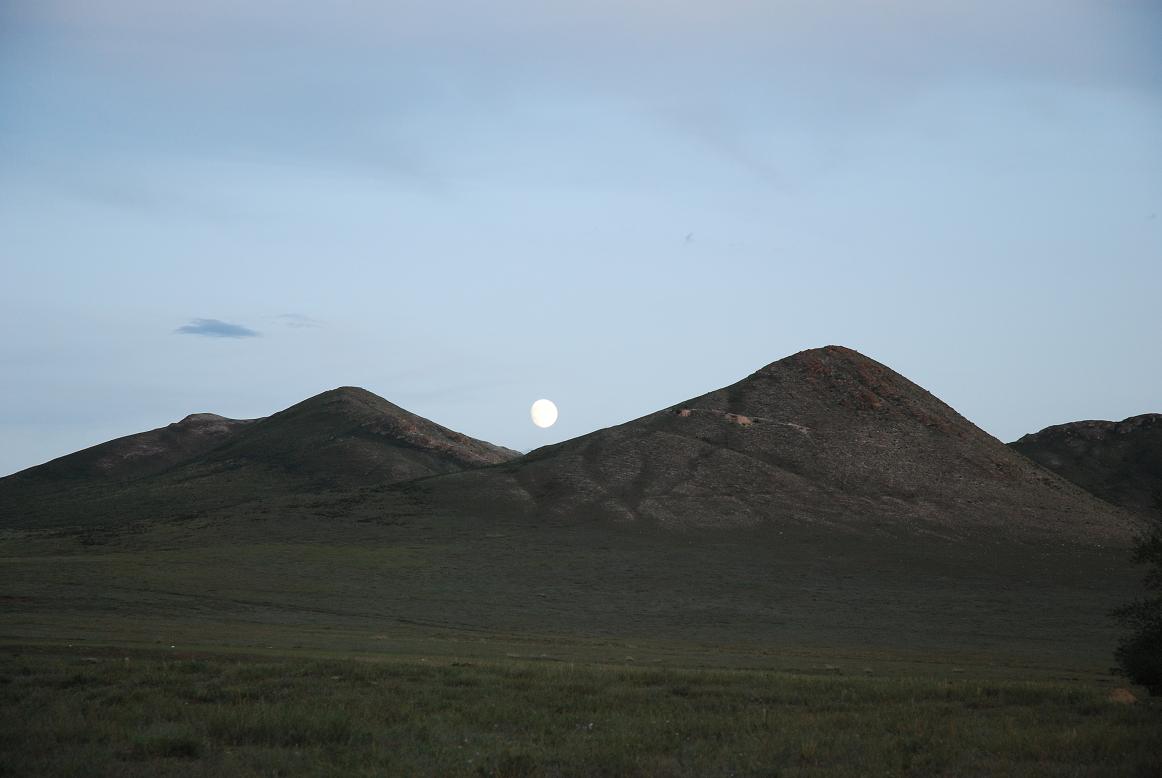 Mondaufgang Mongolei